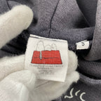 90s VINTAGE PEANUTS ピーナッツ / フェード感 両面プリント  プルオーバーパーカー SIZE：S