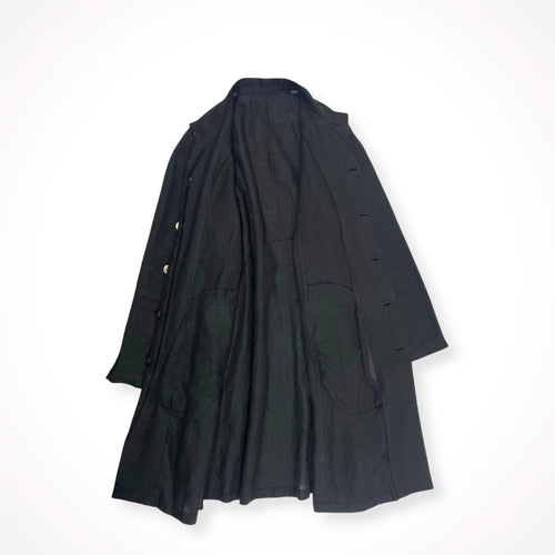 JURGEN LEHL / リネン100％ ロングシャツコート 参考定価：80,000程度 SIZE：M