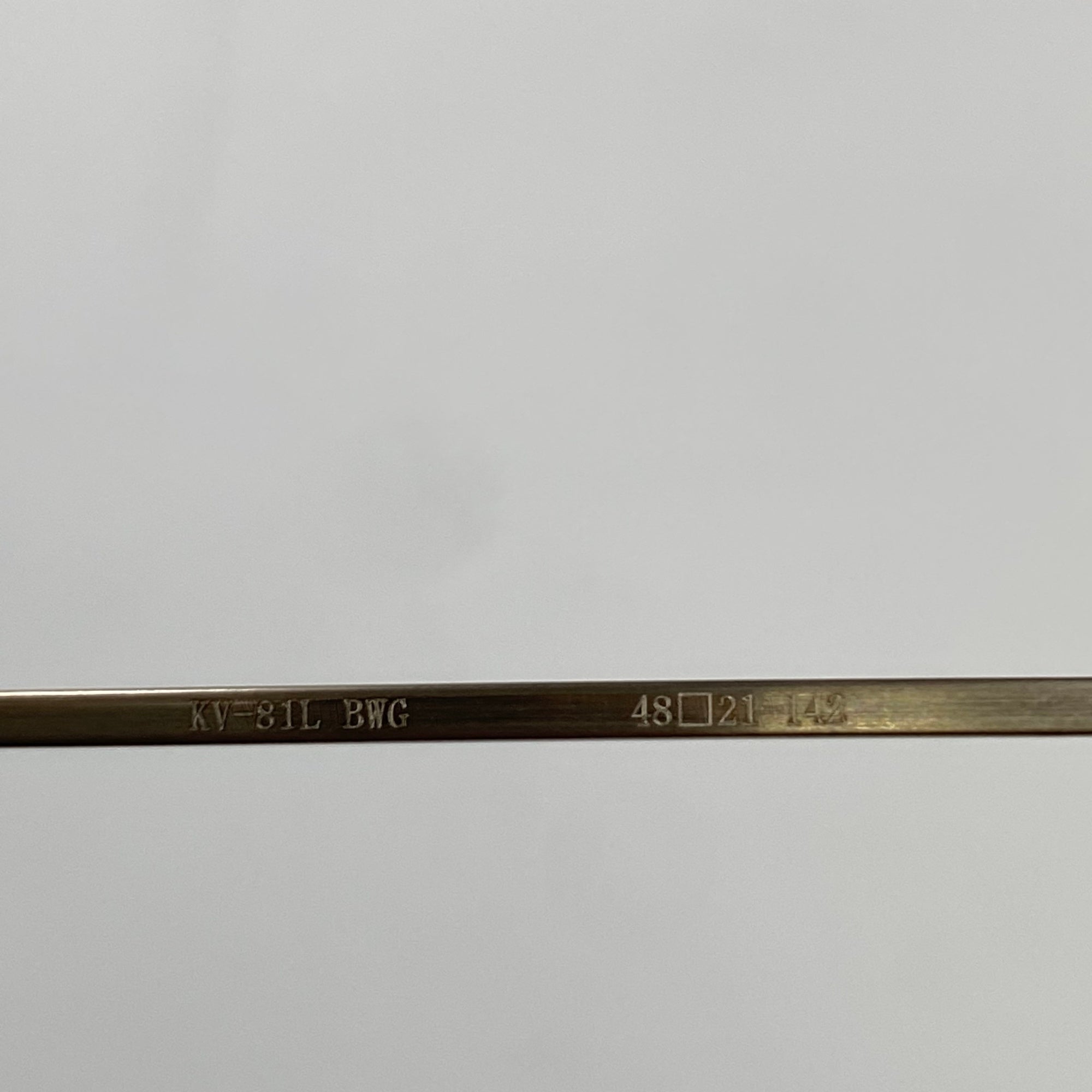 金子眼鏡 「VINTAGE」ライン / パント型 チタン BWG 度なしクリアレンズ  参考定価：40,000+tax