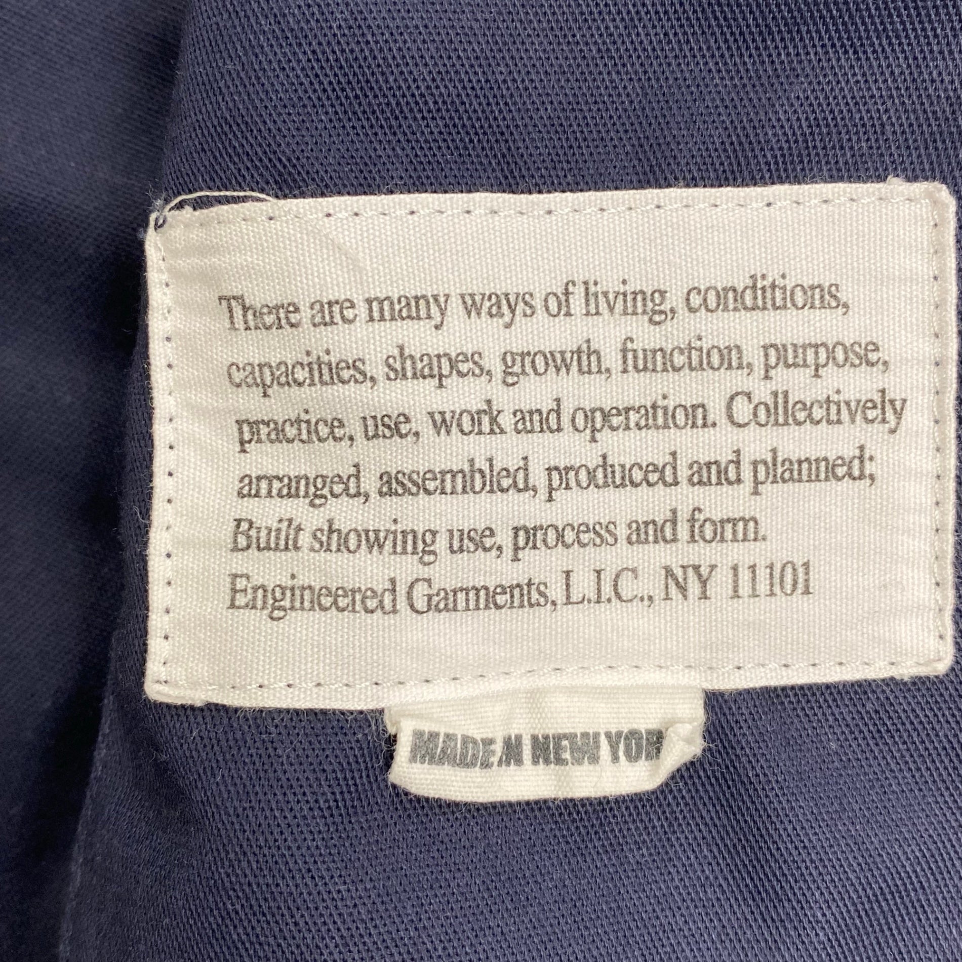 25SS PEG BEAMS PLUS × Engineered Garments / PEG UNIFORM RANGER JACKET ジャケット タグ付 参考定価：69,000+tax SIZE：M