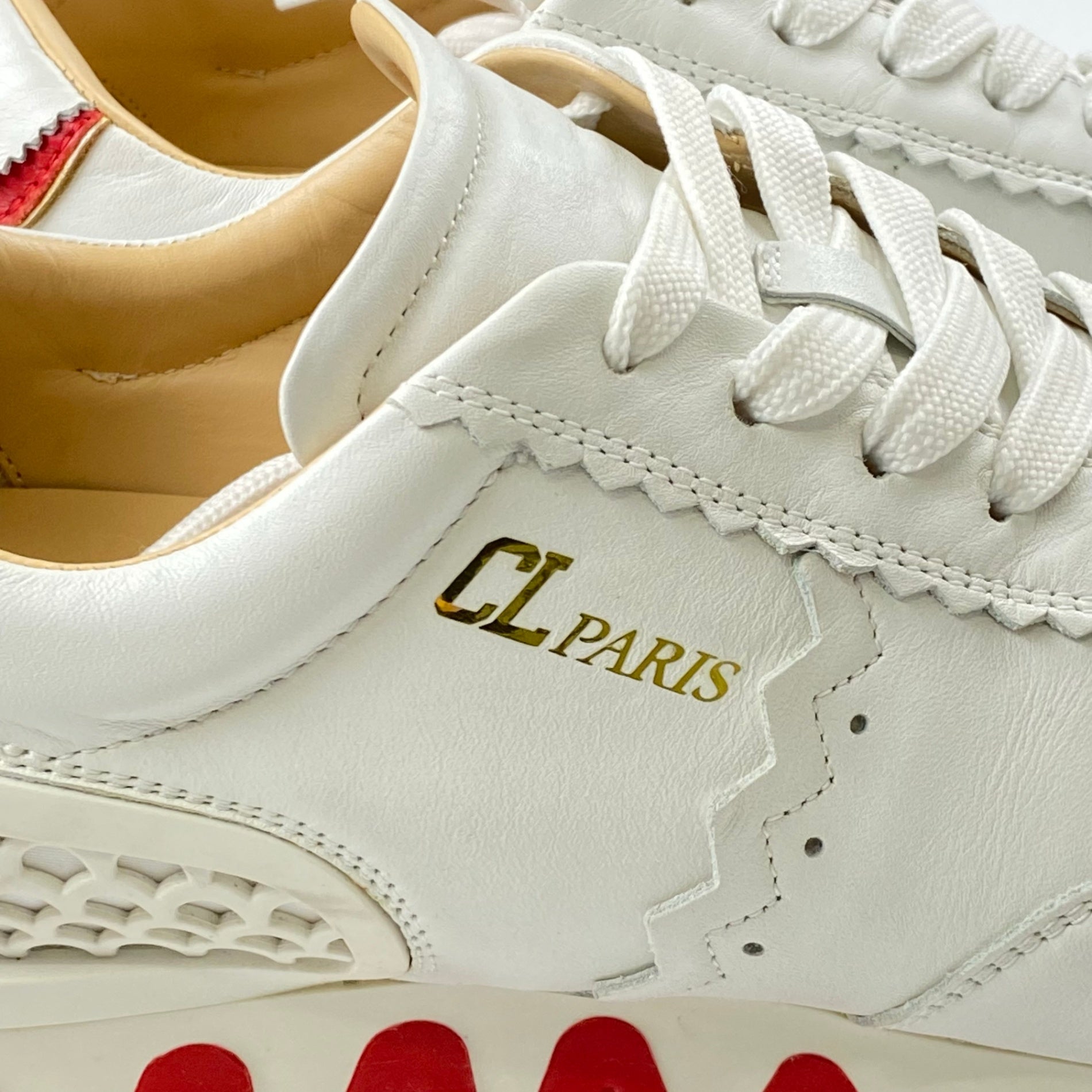 【美品】 Christian Louboutin クリスチャン ルブタン / LoubiShark Donna シャークソール スニーカー SIZE:41 1/2 （26.5cm程度） 参考定価：125,000+tax