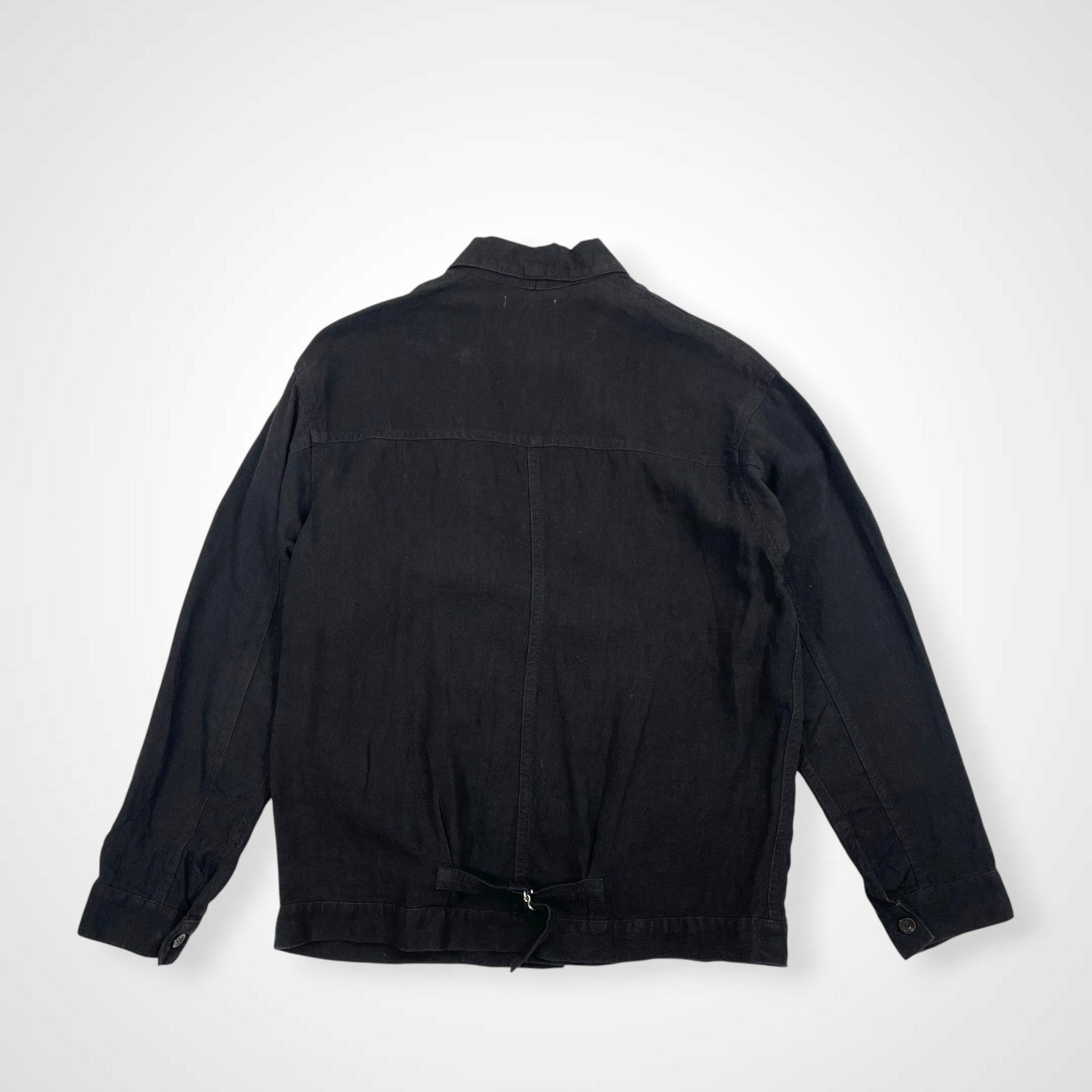 SLOW＆CO スロウ / linen jacket ブラック 参考定価：39,000+tax SIZE:1