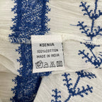 MES DEMOISELLES PARIS メドモアゼル / 刺繍チュニックブラウス インド製 参考定価：28,000程度 SIZE：36