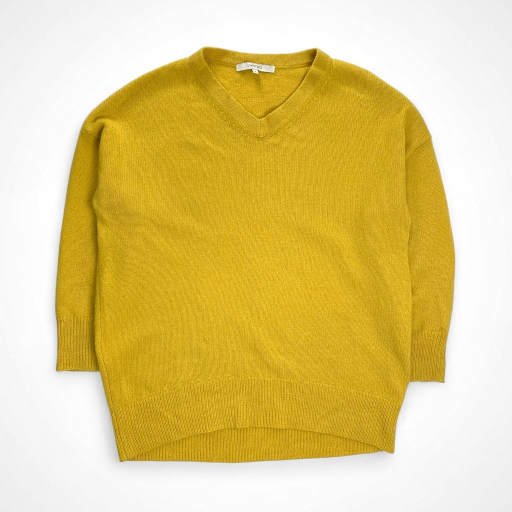 UNTITLED アンタイトル / カシミヤMIXプルオーバーニット 153-17695 美品 SIZE：2