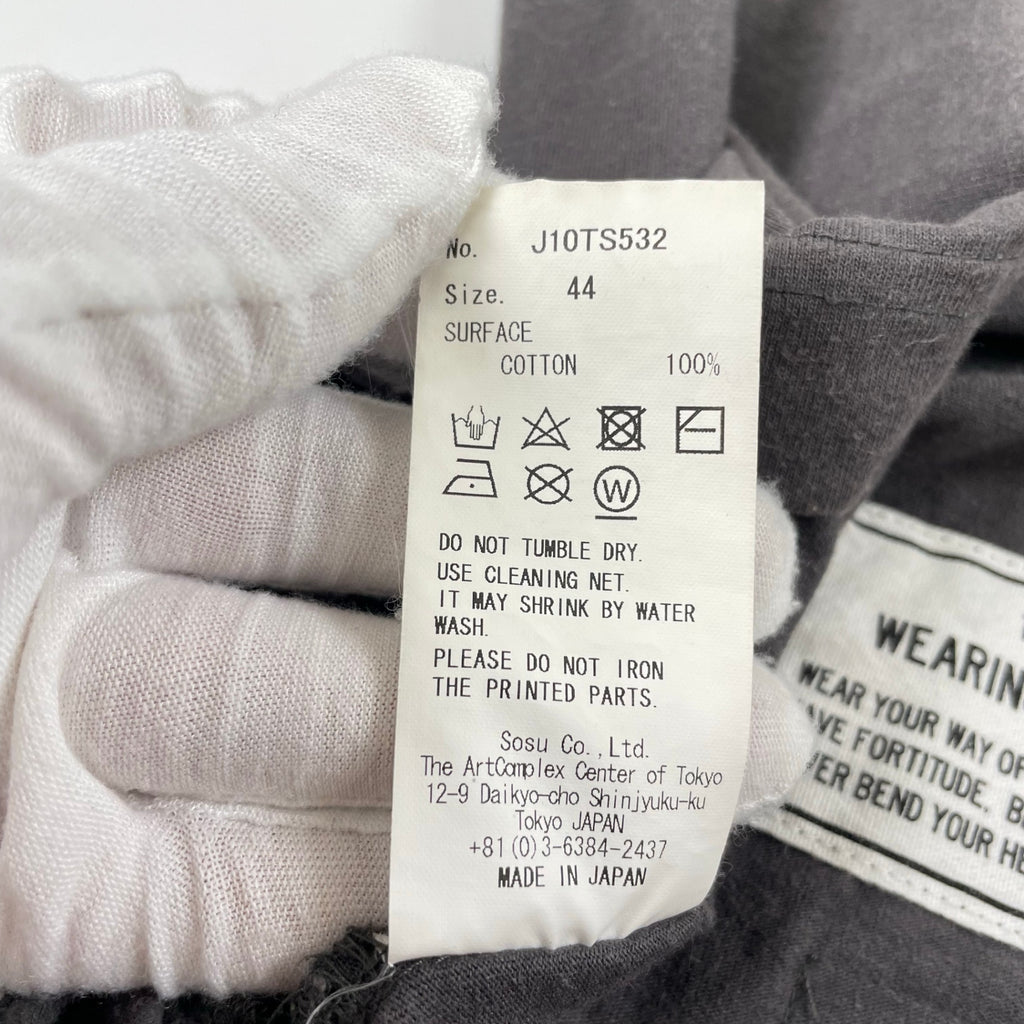 Maison MIHARA YASUHIRO / DISTRESSED TEE 参考定価：26,000+tax SIZE：44
