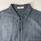 HELMUT LANG / ハンドステッチ ミニマルデニムシャツ SIZE:S