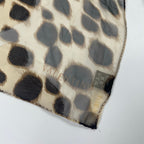 VALENTINO / シルクレオパードストール 参考定価：55,000程度
