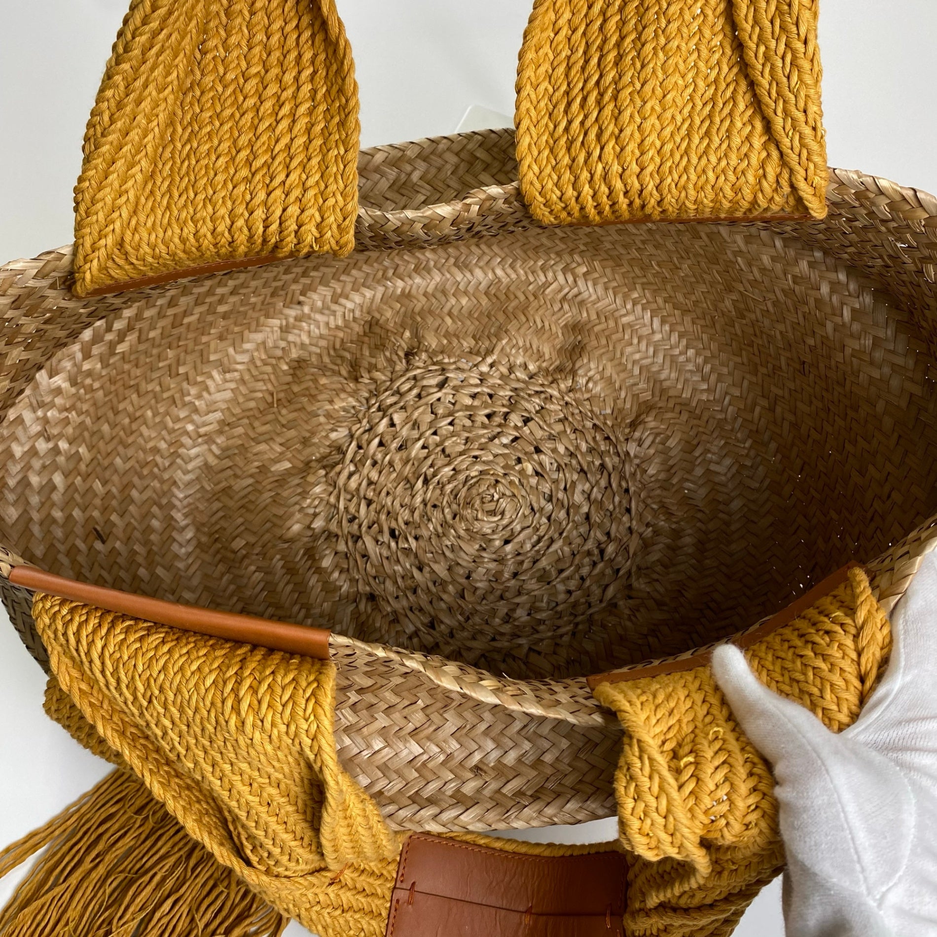 J.W ANDERSON ジェイダブリューアンダーソン / BASKET BAG カゴバッグ フリンジ ロゴ 参考定価：37,000+tax