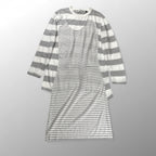 MARIOS マリオス / デザインボーダーカットソー 切替 イタリアブランド ユニセックス SIZE:M