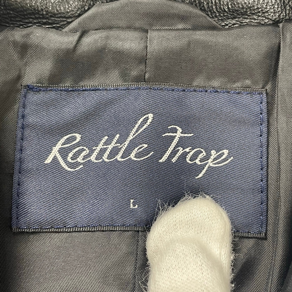 RATTLE TRAP ラトルトラップ / sheep H semi naked レザーコーチジャケット参考定価：29,000+tax SIZE:L