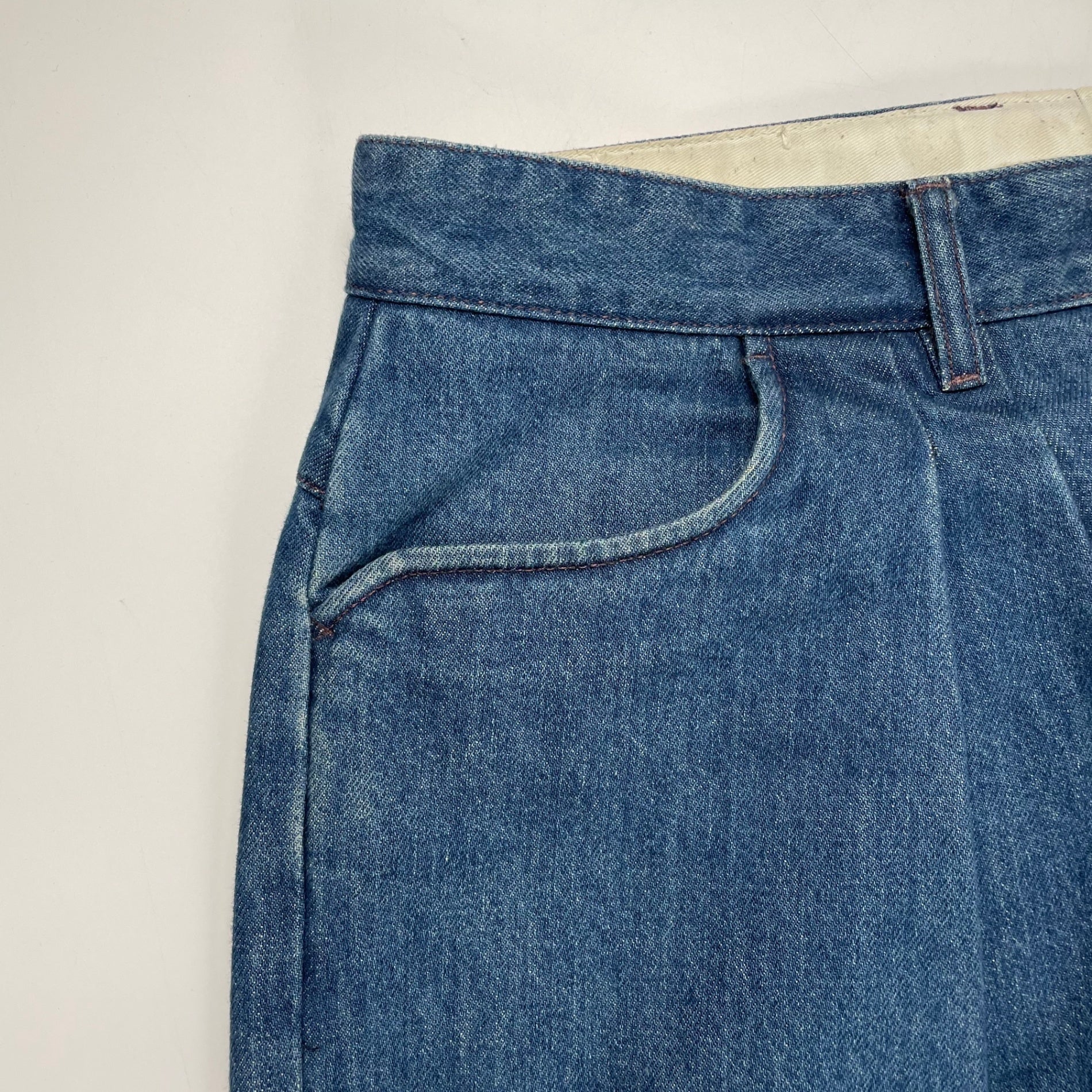 FARAH / 2タックワイドテーパード デニムパンツ 参考定価：18,000+tax SIZE：34