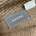 AGNONA / カシミヤ100％ 大判マフラー 参考定価：120,000程度
