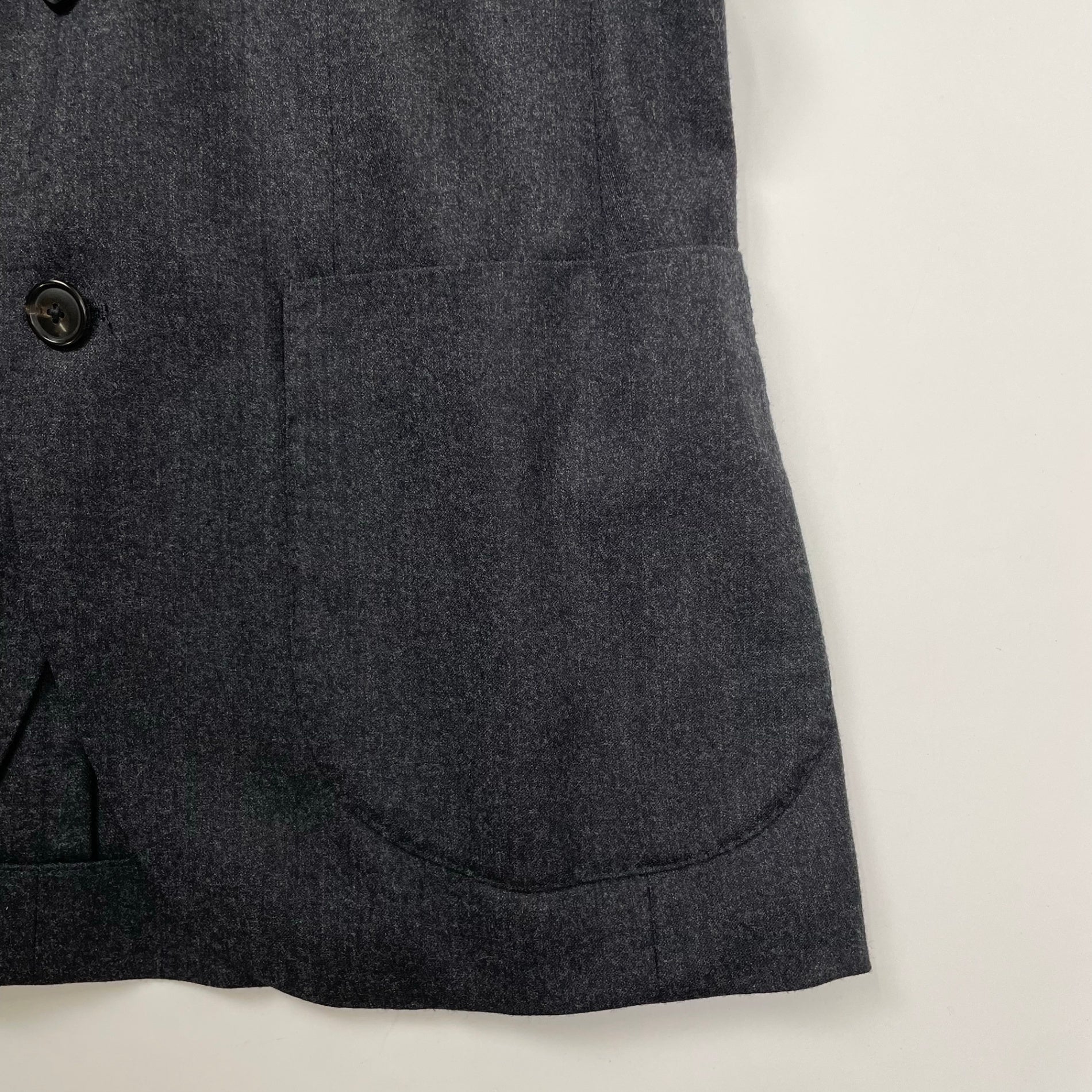 green label relaxing グリーンレーベル リラクシング / CANONICOフラノ2ピース セットアップ グレー 参考定価：45,000+tax SIZE:S程度