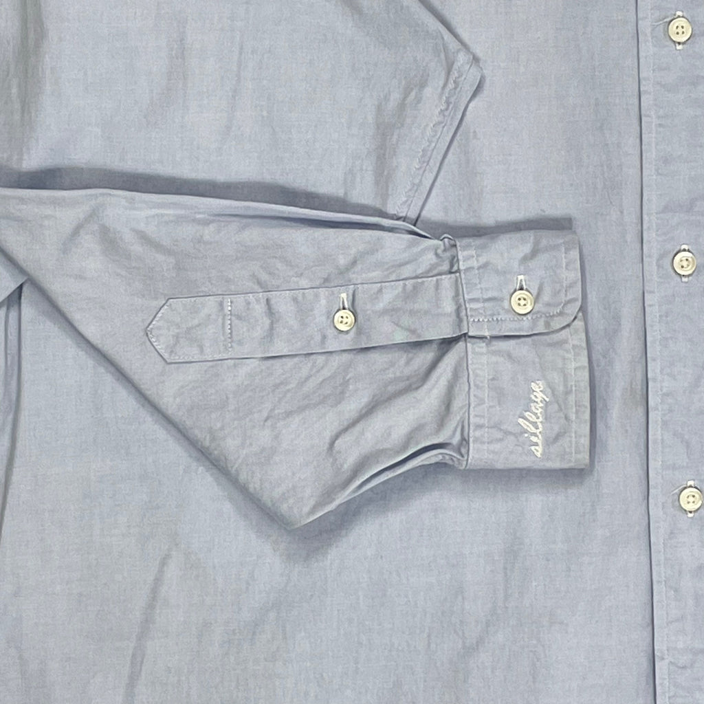 sillage シラージ / ロングシャツ ブルー 参考定価：26,000程度 SIZE：FREE