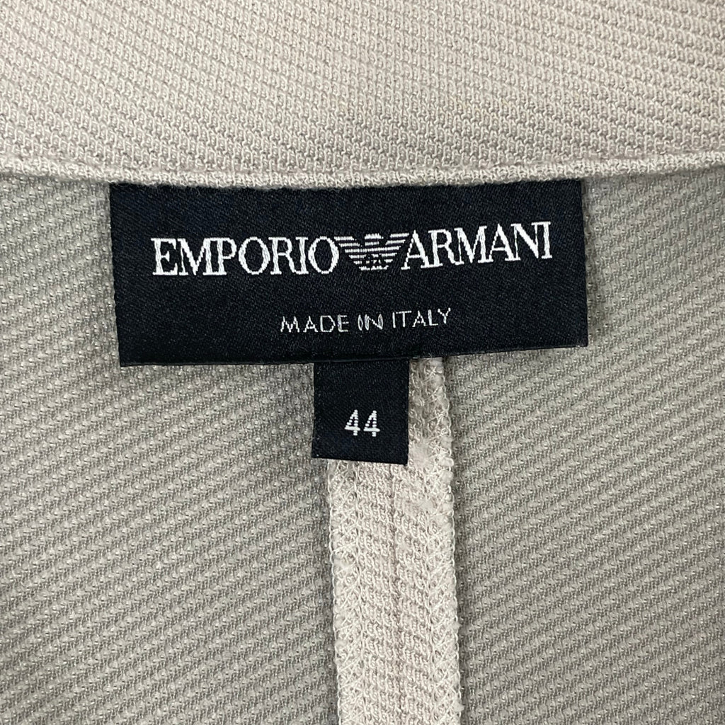 EMPORIO ARMANI / ツイルニットジャケット 参考定価：110,000程度 SIZE:44