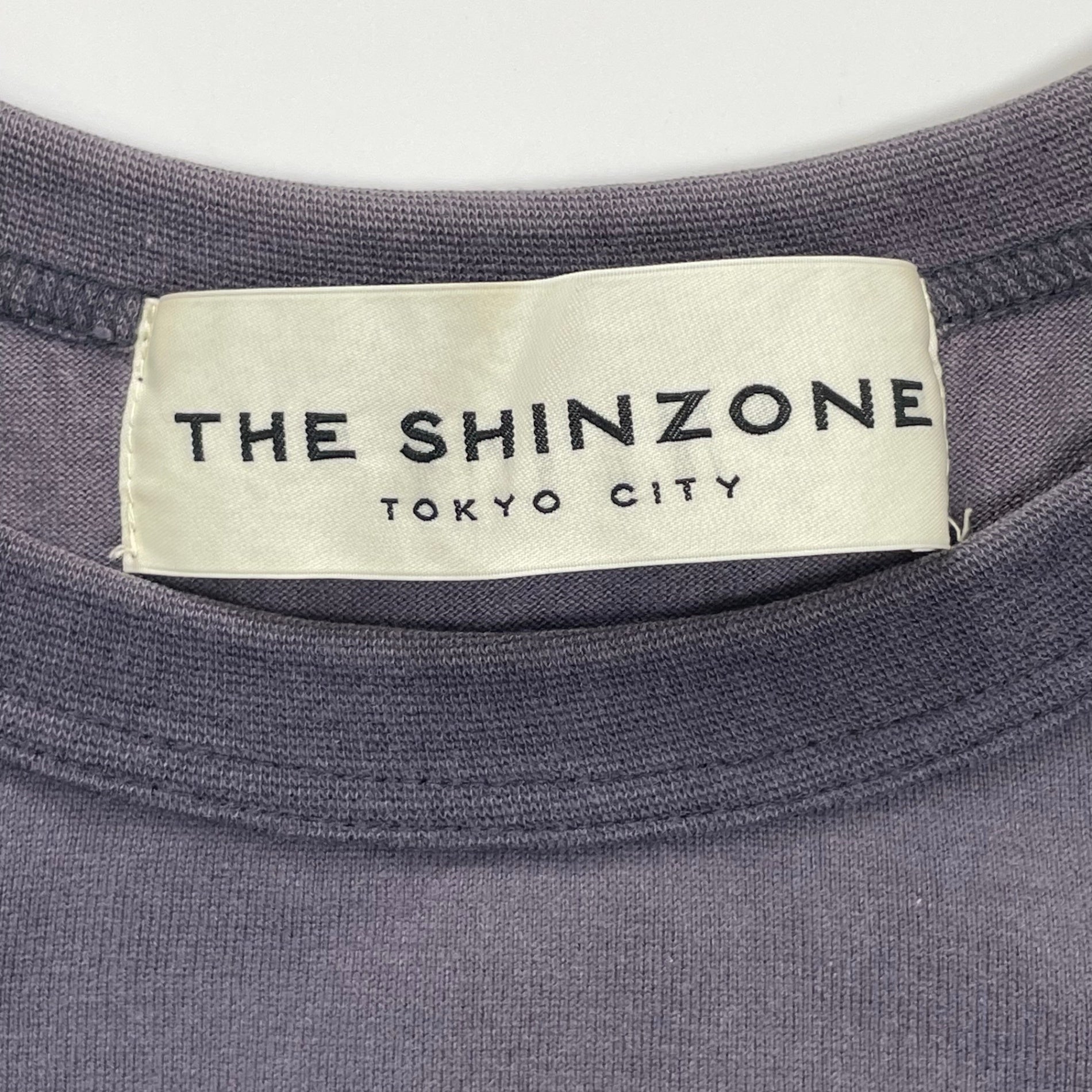 THE SHINZONE ザ シンゾーン / PITT ヴィンテージライクTEE Tシャツ ネイビー SIZE:FREE