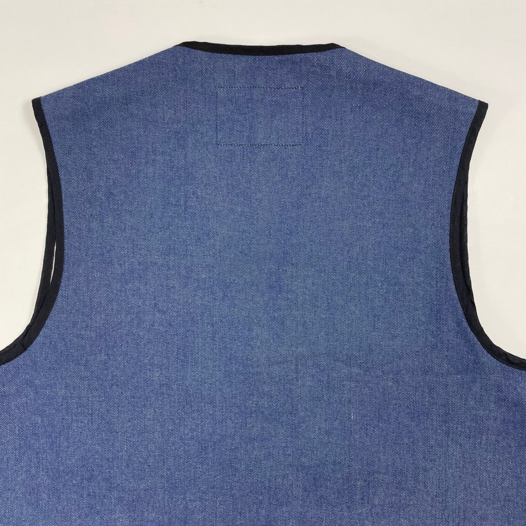 CAMIEL FORTGENS / ジップアップデニムベスト 参考定価：63,500程度 SIZE：M