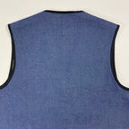 CAMIEL FORTGENS / ジップアップデニムベスト 参考定価：63,500程度 SIZE：M