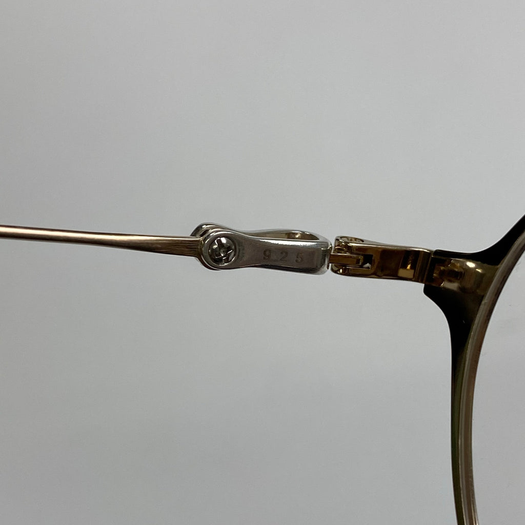 金子眼鏡 「PREMIUMシリーズ」 / ラウンド SILVER925ミックス 度なしクリアレンズ 参考定価：80,000程度 SIZE:47□22-141