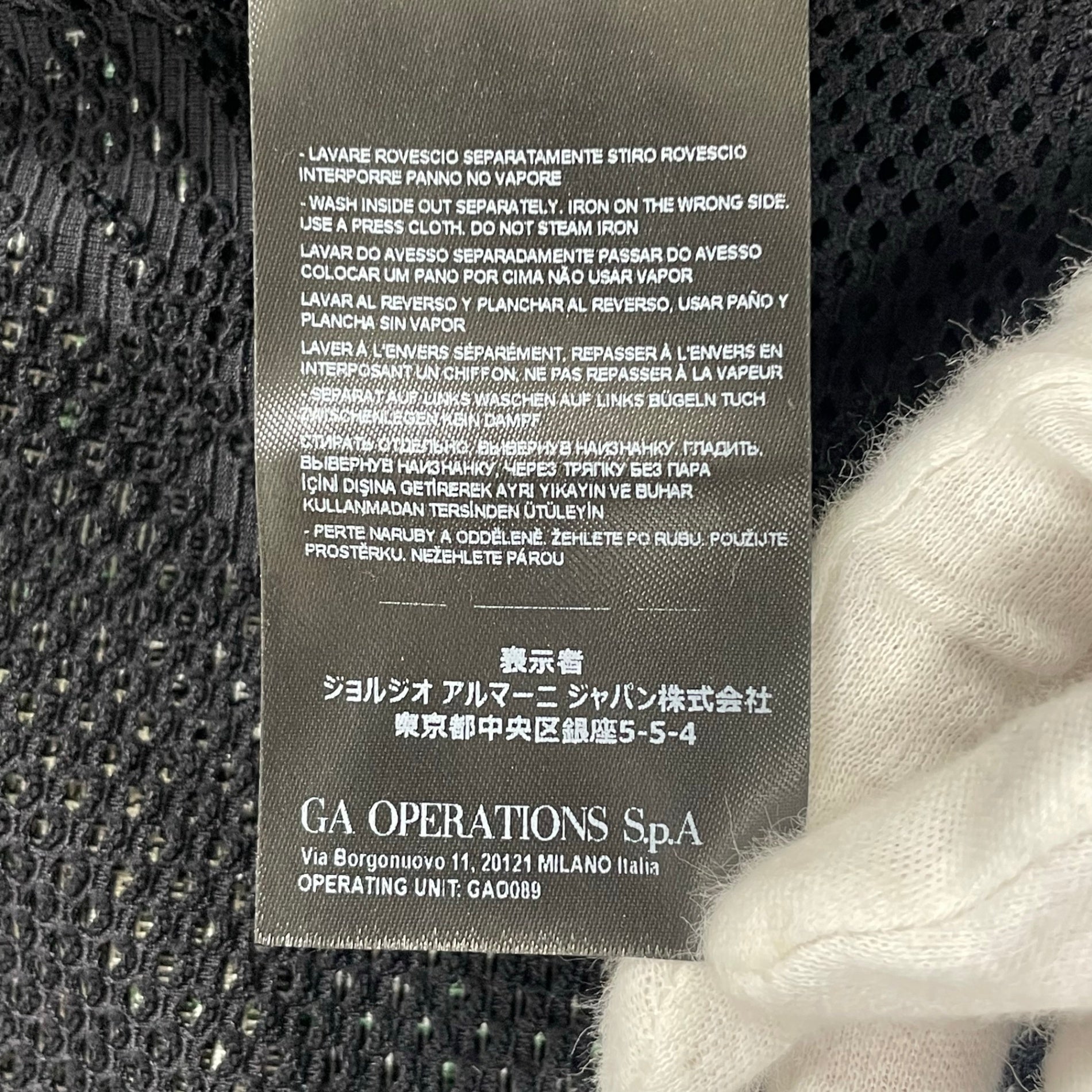 EMPORIO ARMANI エンポリオ アルマーニ / サステナブルブルゾン 参考定価：118,000+tax SIZE:48