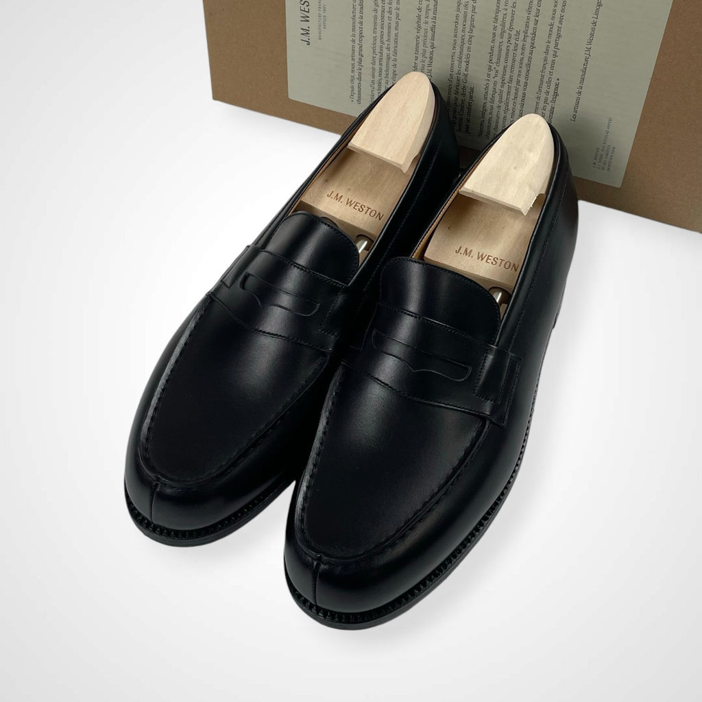 J.M.WESTON ジェイエムウエストン / 180シグネチャーボックスカーフローファー  未使用 シューツリー付 参考定価：142,000+tax SIZE:7/D(27cm程度)