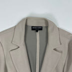EMPORIO ARMANI / ツイルニットジャケット 参考定価：110,000程度 SIZE:44