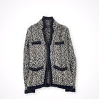 EMPORIO ARMANI / パイピングツイードニットジャケット 参考定価：100,000程度 SIZE:42