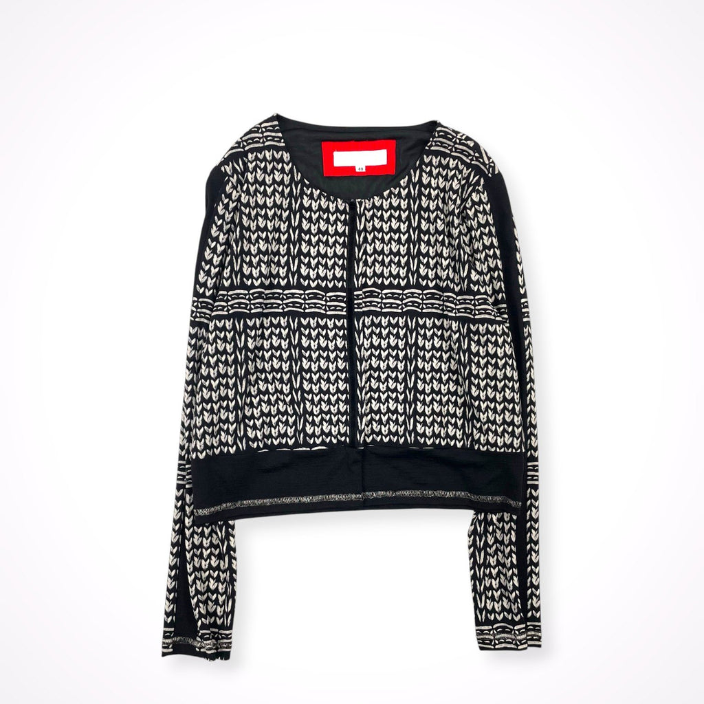 MODENE MLLE / ハンドペイント柄ジャケット カーディガン 参考定価：35,000程度 SIZE:40