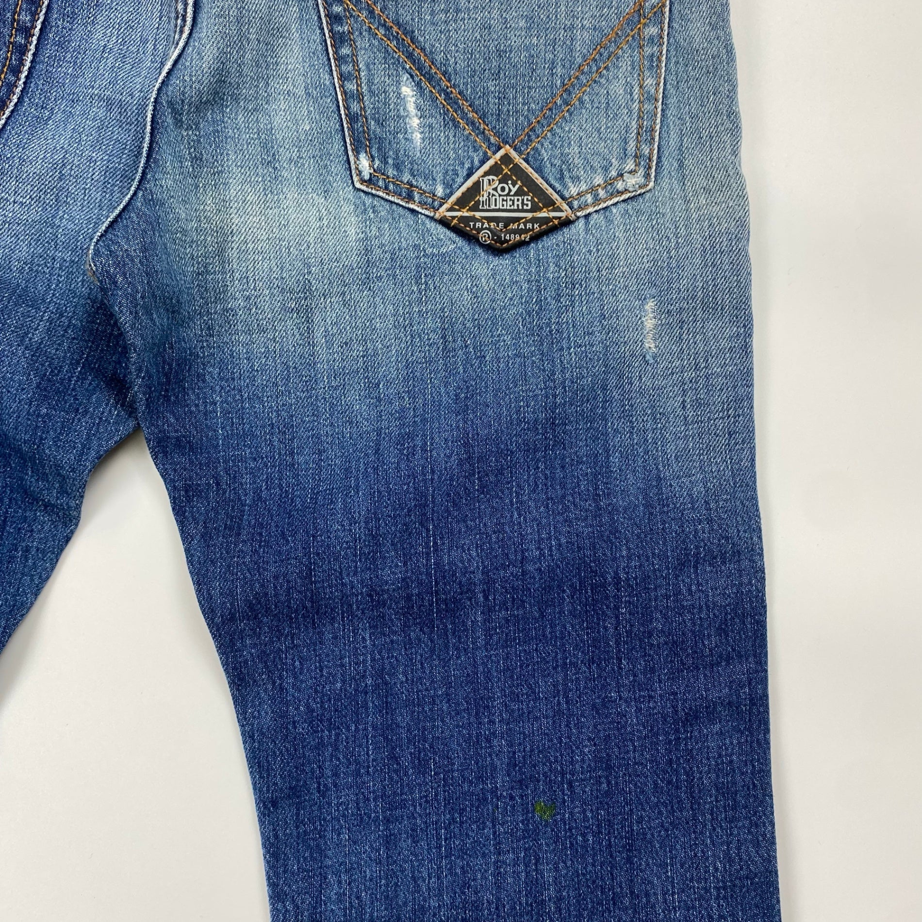 【未使用品】 Roy ROGER’S ロイ ロジャース / CULT SUPERIOR DENIM ハンドペイント デニムパンツ イタリア最古のデニムブランド SIZE：29