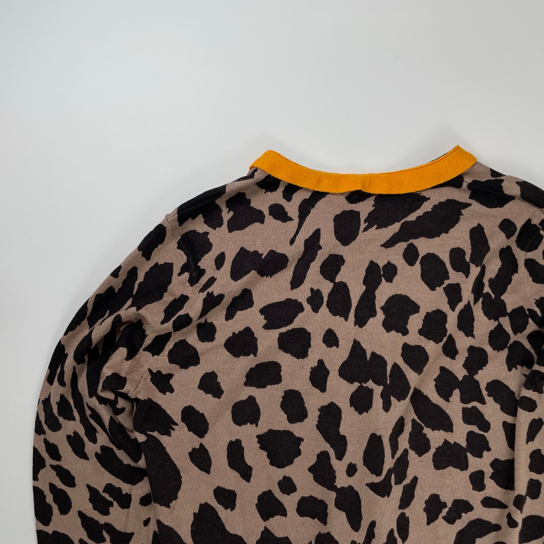 ESCADA エスカーダ / シルクMIXレオパードアンサンブル 参考定価：80,000程度 SIZE：S