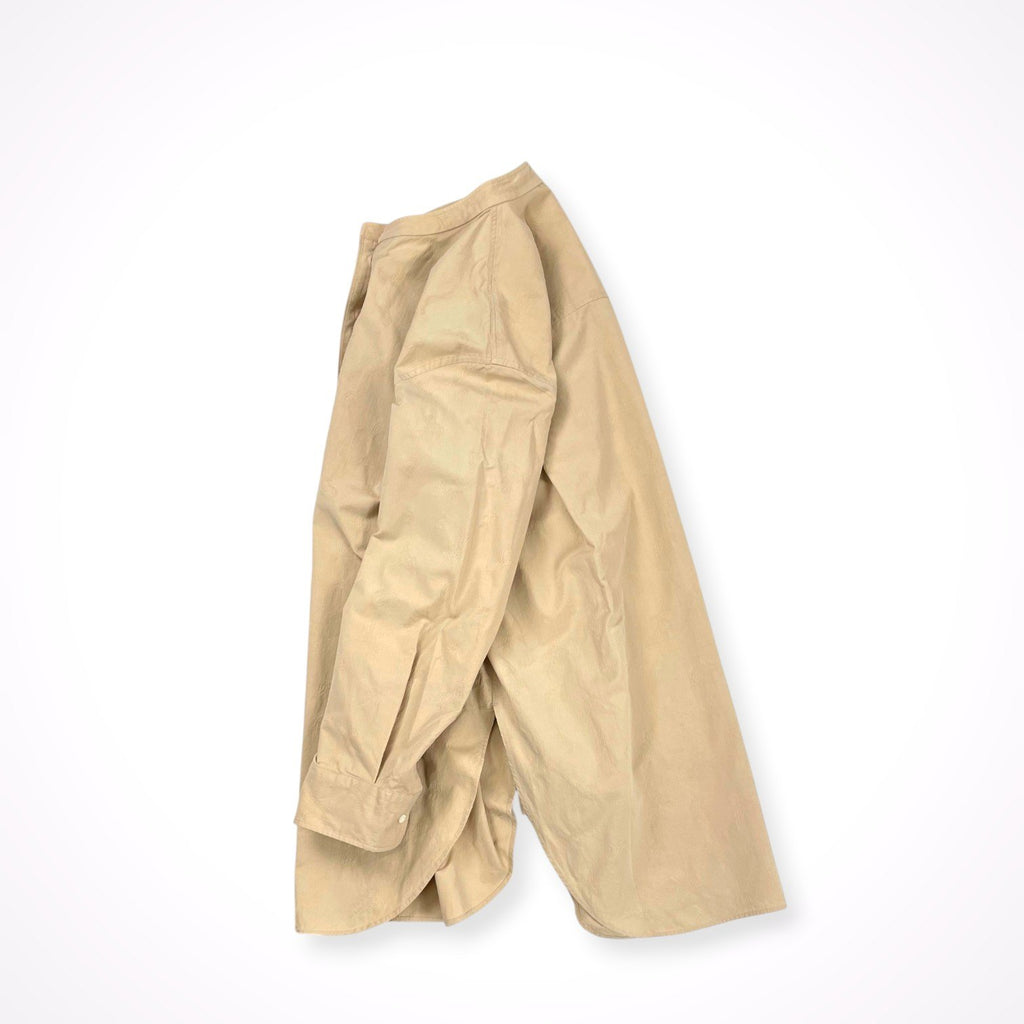 HOPE NATURAL / ジャガードバンドカラーシャツ 参考定価：17,000程度 SIZE:XL