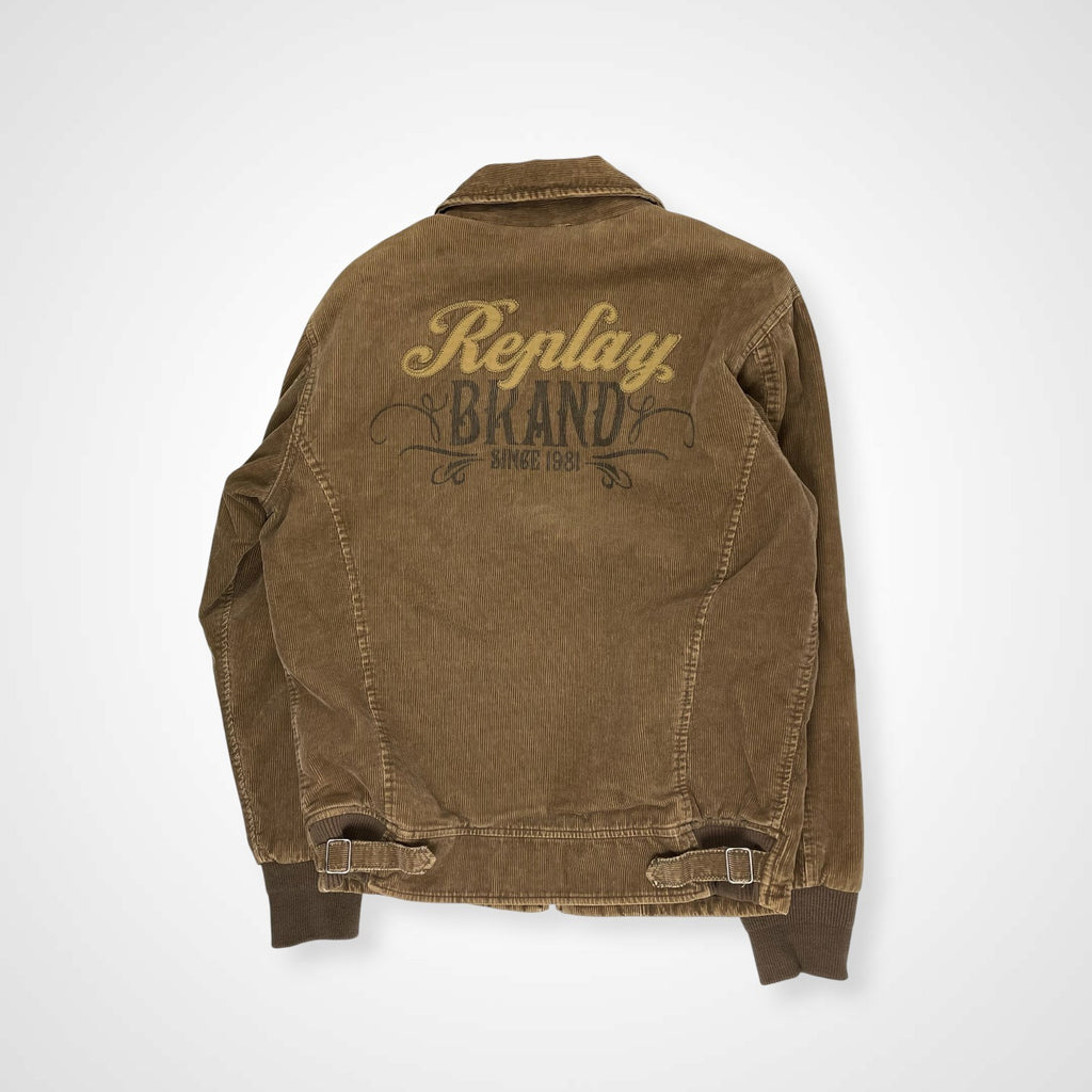 REPLAY リプレイ / ジップアップコーデュロイジャケット SIZE：L