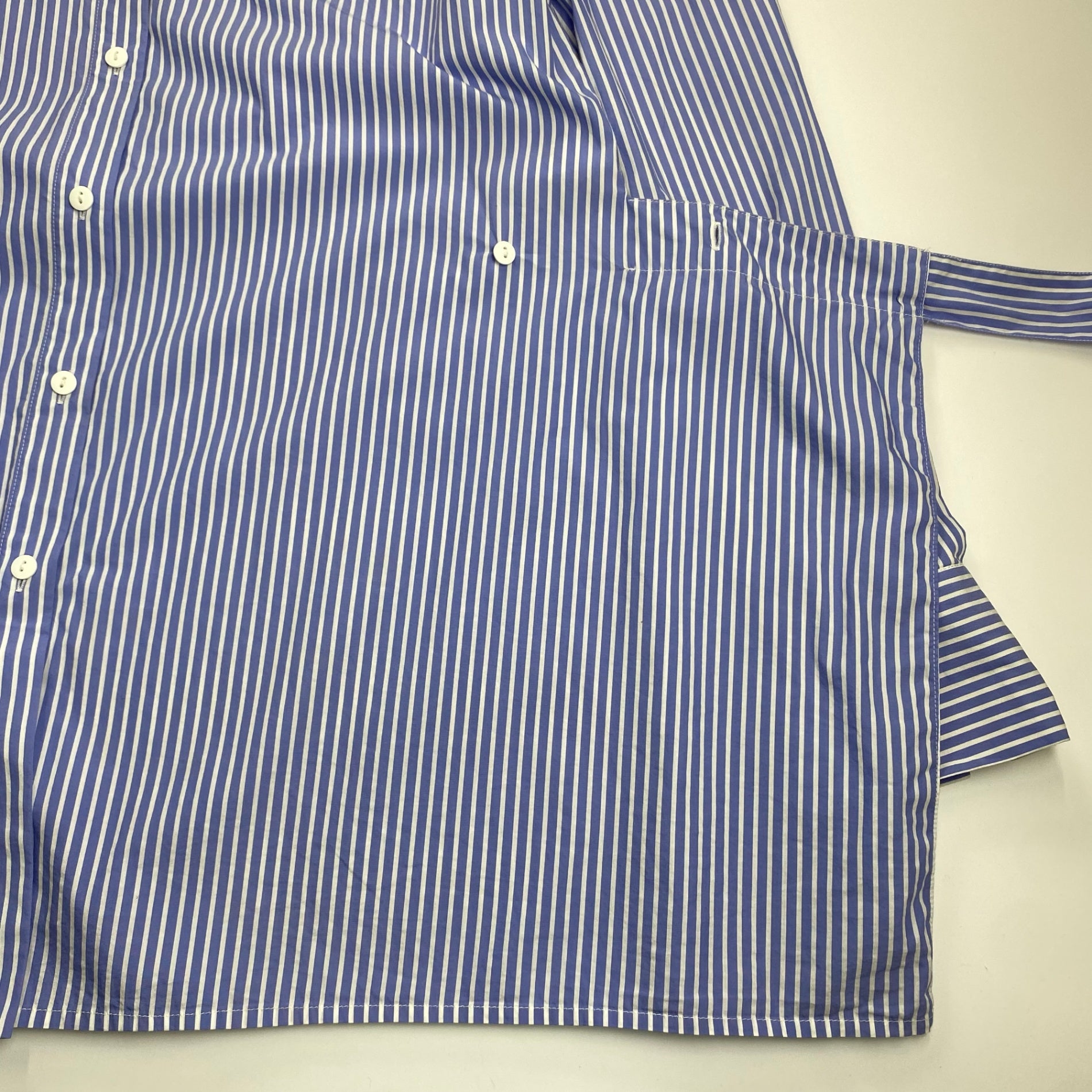 DESIGNERS REMIX CHARLOTTE ESKILDSEN / ストライプシャツ チュニック ウエストベルト 参考定価：25,000程度 SIZE：36(FREE SIZE)