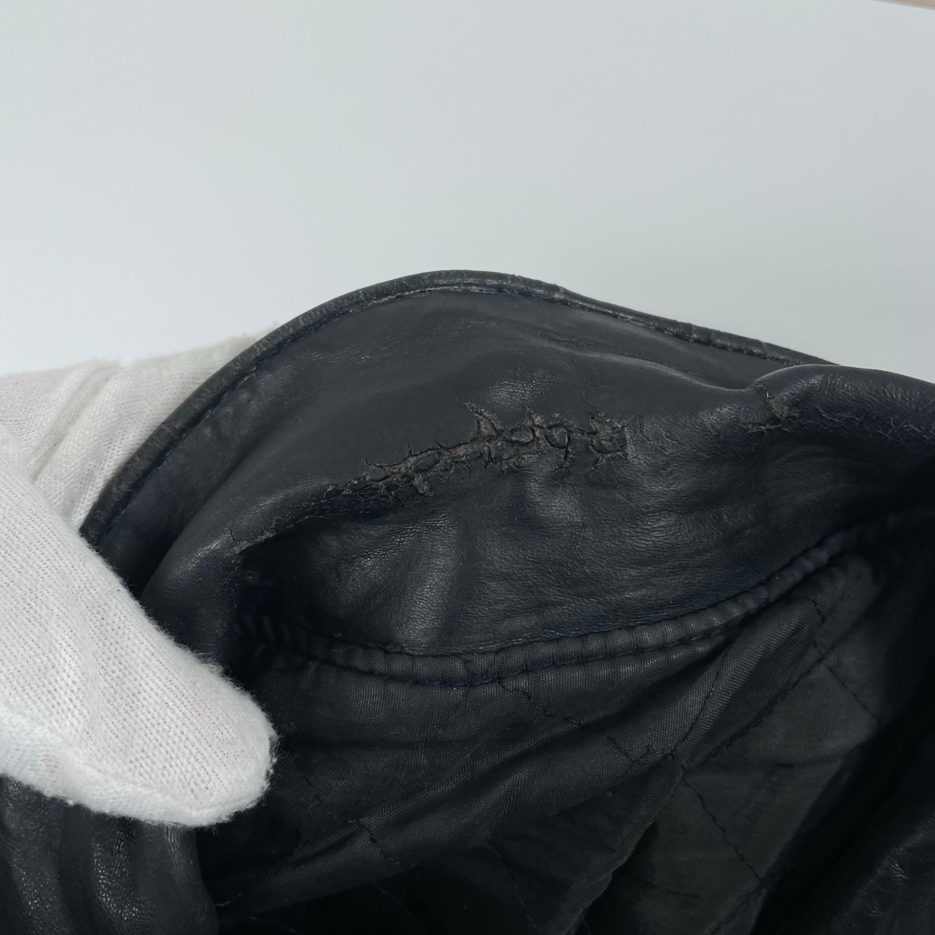 FRENCH VINTAGE / 8-90s パイロットレザージャケット SIZE:M程度