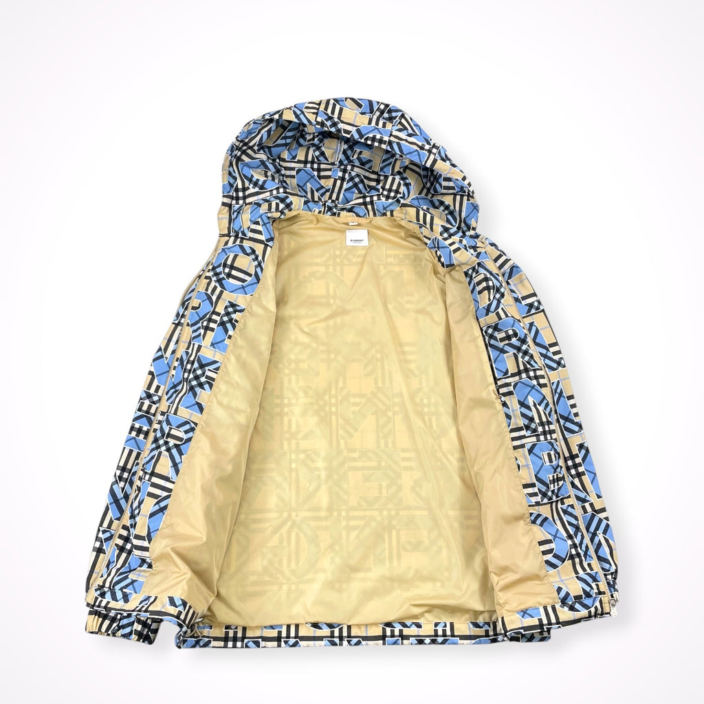 BURBERRY / ロゴ ナイロンジップアップパーカー 参考定価：170,000程度 SIZE:S