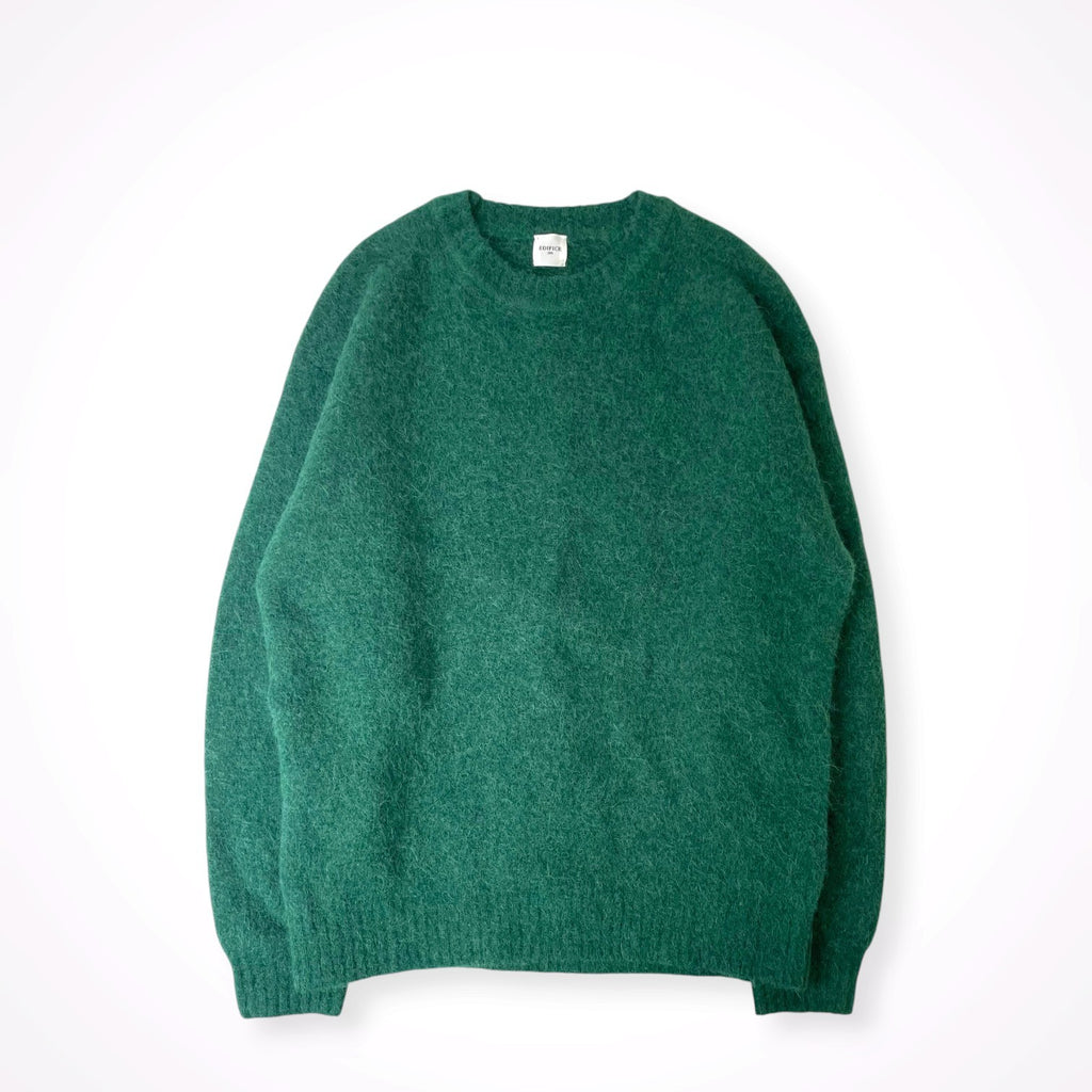 EDIFICE / スリアルパカミックス クルーネックニット 参考定価：15,000+tax SIZE:M