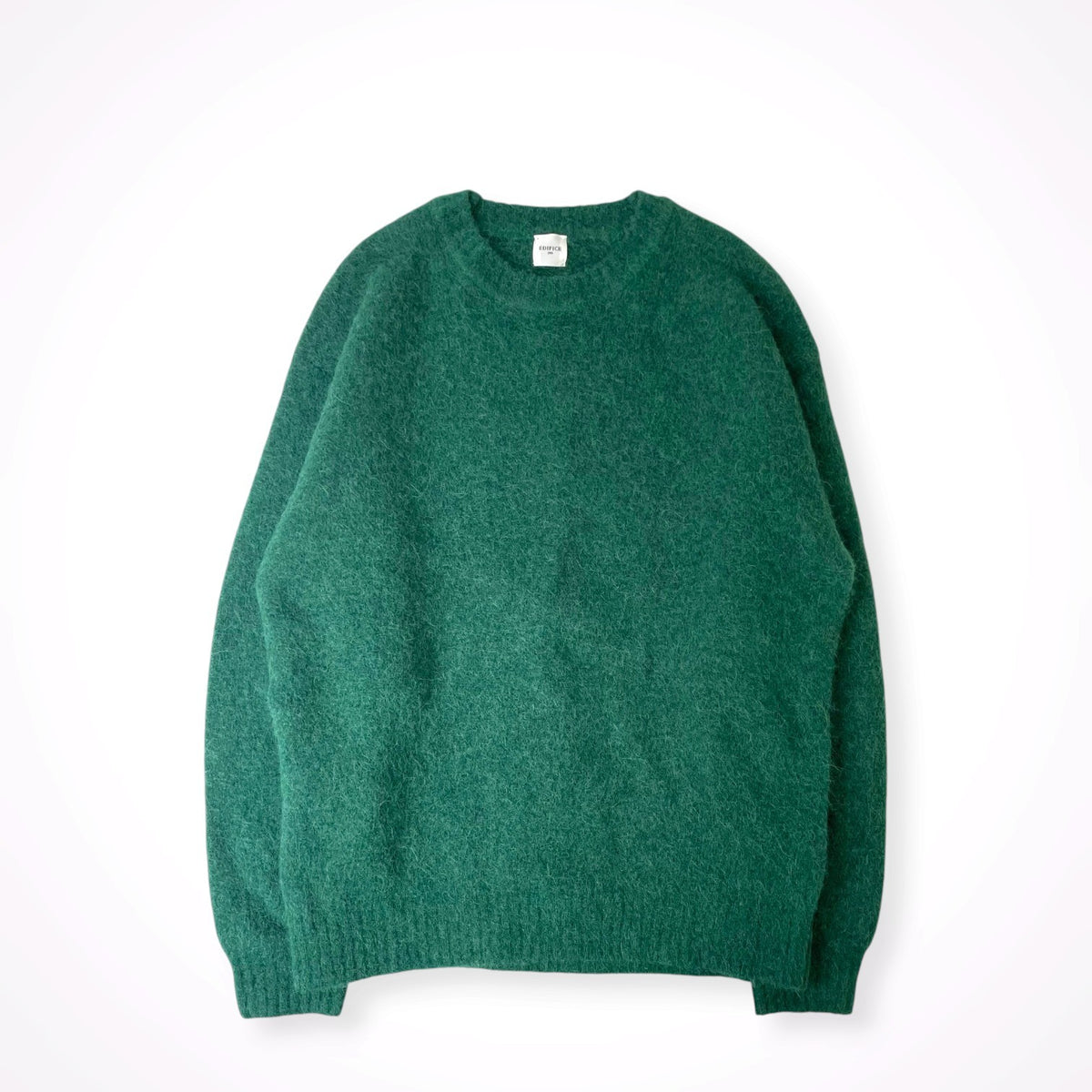 EDIFICE / スリアルパカミックス クルーネックニット 参考定価：15,000+tax SIZE:M
