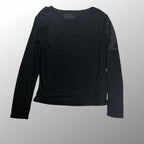 【タグ付】 NO/FAITH STUDIOS / DOUBLE LAYERED LONG SLEEVE ダブルレイヤードロングスリーブTシャツ SIZE:3