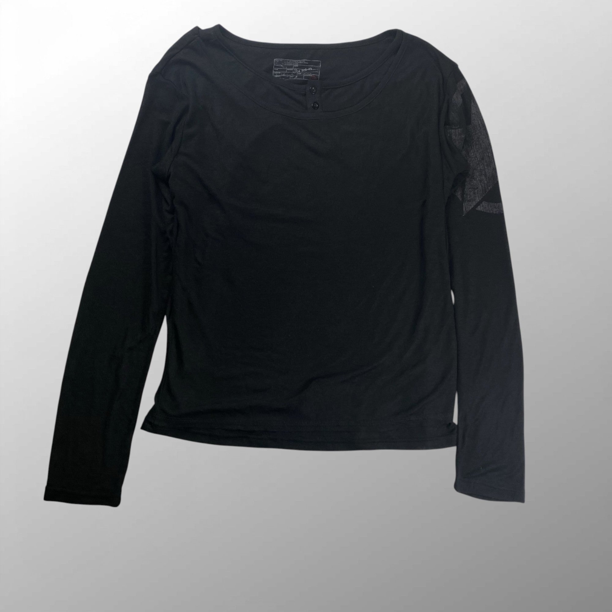 【タグ付】 NO/FAITH STUDIOS / DOUBLE LAYERED LONG SLEEVE ダブルレイヤードロングスリーブTシャツ SIZE:3