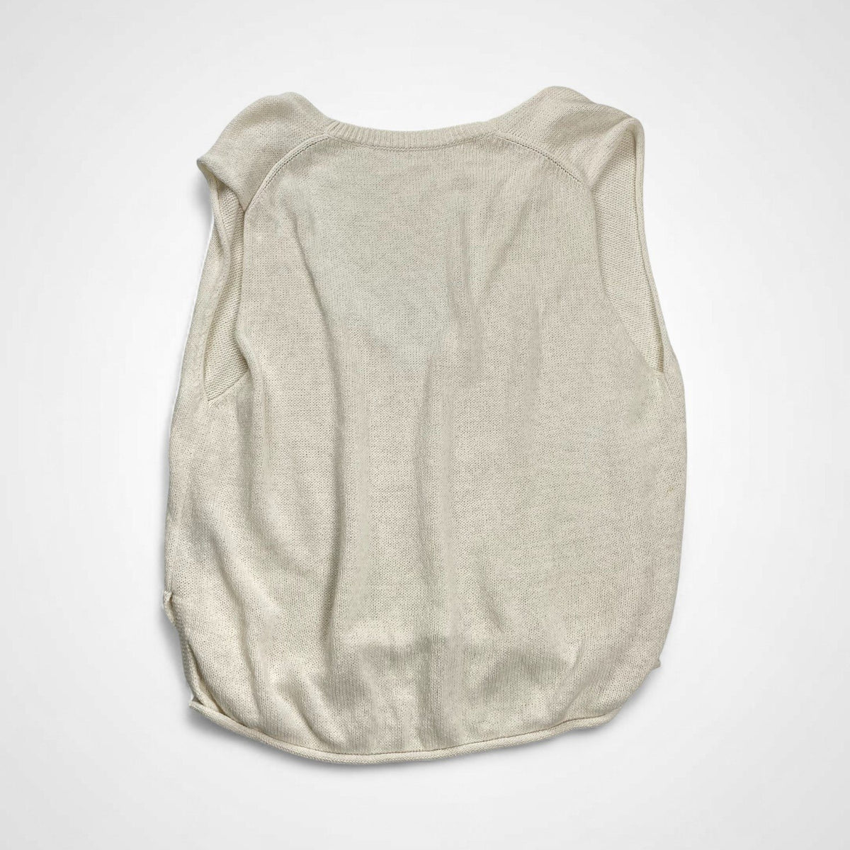 GALLARDA GALANTE ガリャルダ ガランテ / 深Vネックニットベスト 24SS 参考定価：16,000+tax SIZE:FREE