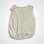 GALLARDA GALANTE ガリャルダ ガランテ / 深Vネックニットベスト 24SS 参考定価：16,000+tax SIZE:FREE