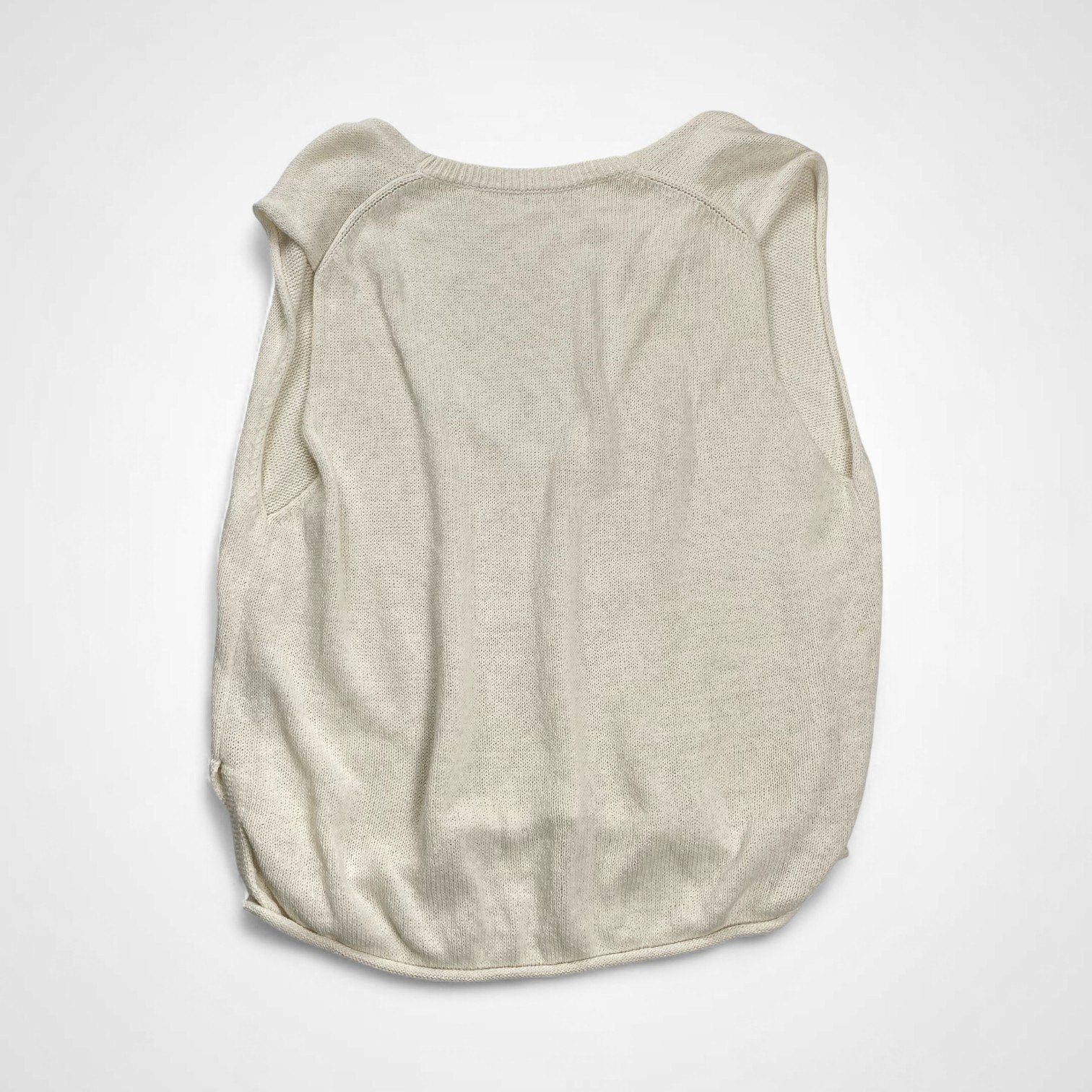 GALLARDA GALANTE ガリャルダ ガランテ / 深Vネックニットベスト 24SS 参考定価：16,000+tax SIZE:FREE