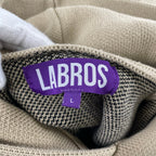 LABROS ラブロス / DINO HOODED SWEATER ニットパーカー ベージュ 参考定価：25,000程度 SIZE:L