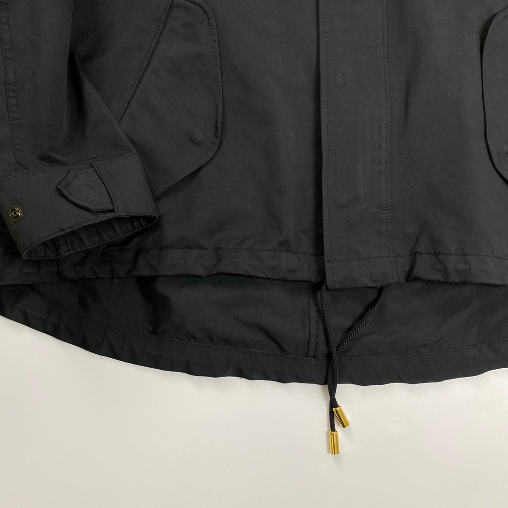 THE RERACS ザ リラクス / ショートモッズコート ブラック 参考定価：60,000程度 SIZE:38