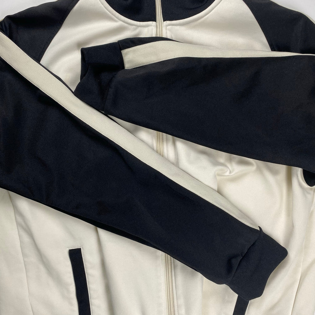 FRED PERRY × BEAMS フレッドペリー ビームス / 別注 トラックジャケット ジャージ ホワイト×ブラック SIZE:XL