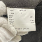URU / WOOL EASY PANTS 参考定価：30,000程度 SIZE:2