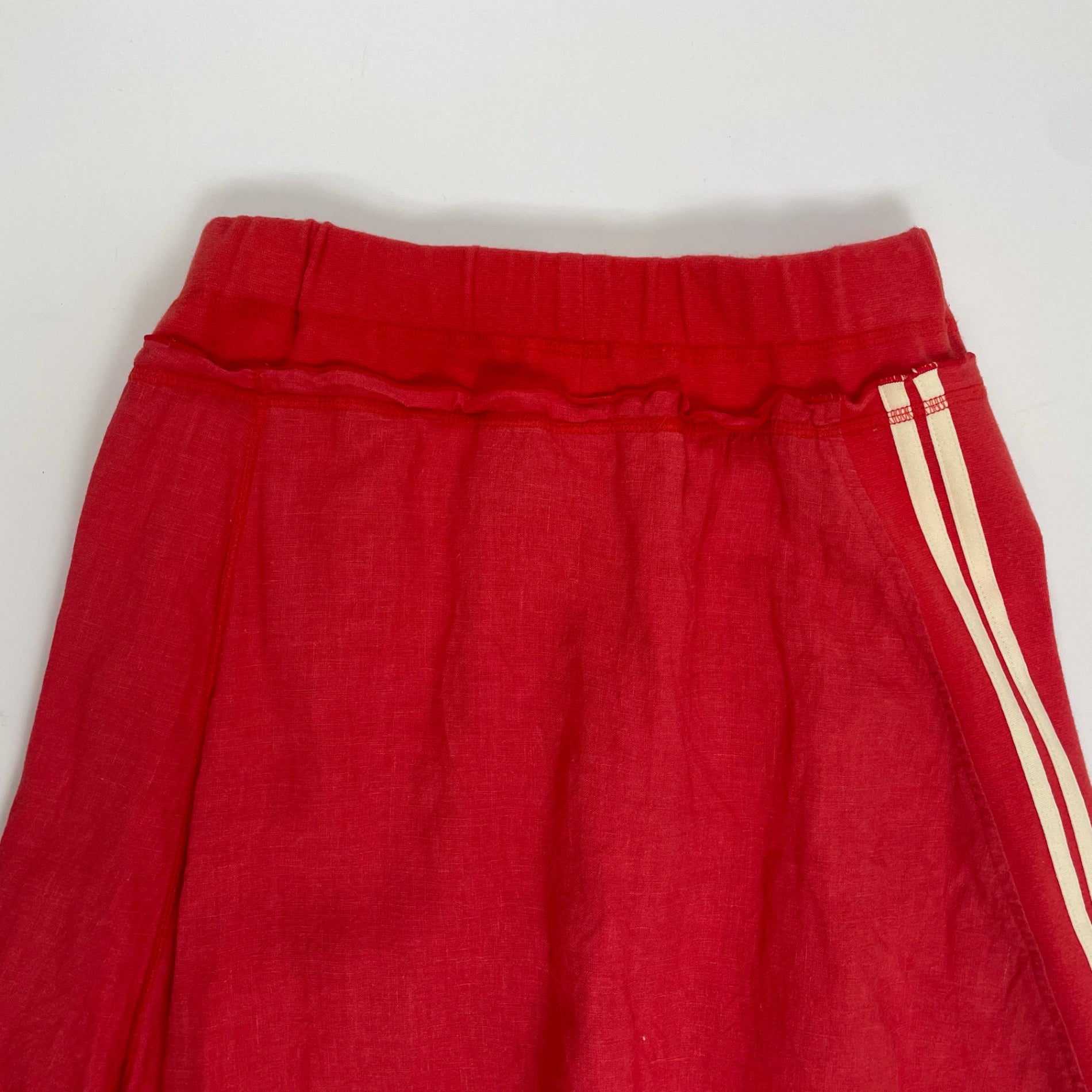 JUDDYCORN ジュディーコーン / サイドラインリネンスカート 日本製 参考定価：32,000程度 SIZE:FREE