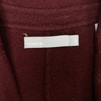 vince. ヴィンス / 1B ライトメルトンコート ワインレッド  参考定価：120,000程度 SIZE:XS