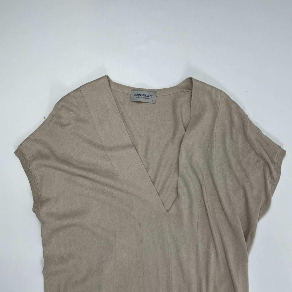 JOHN SMEDLEY / ノースリーブニットワンピース 英国製 SIZE:S