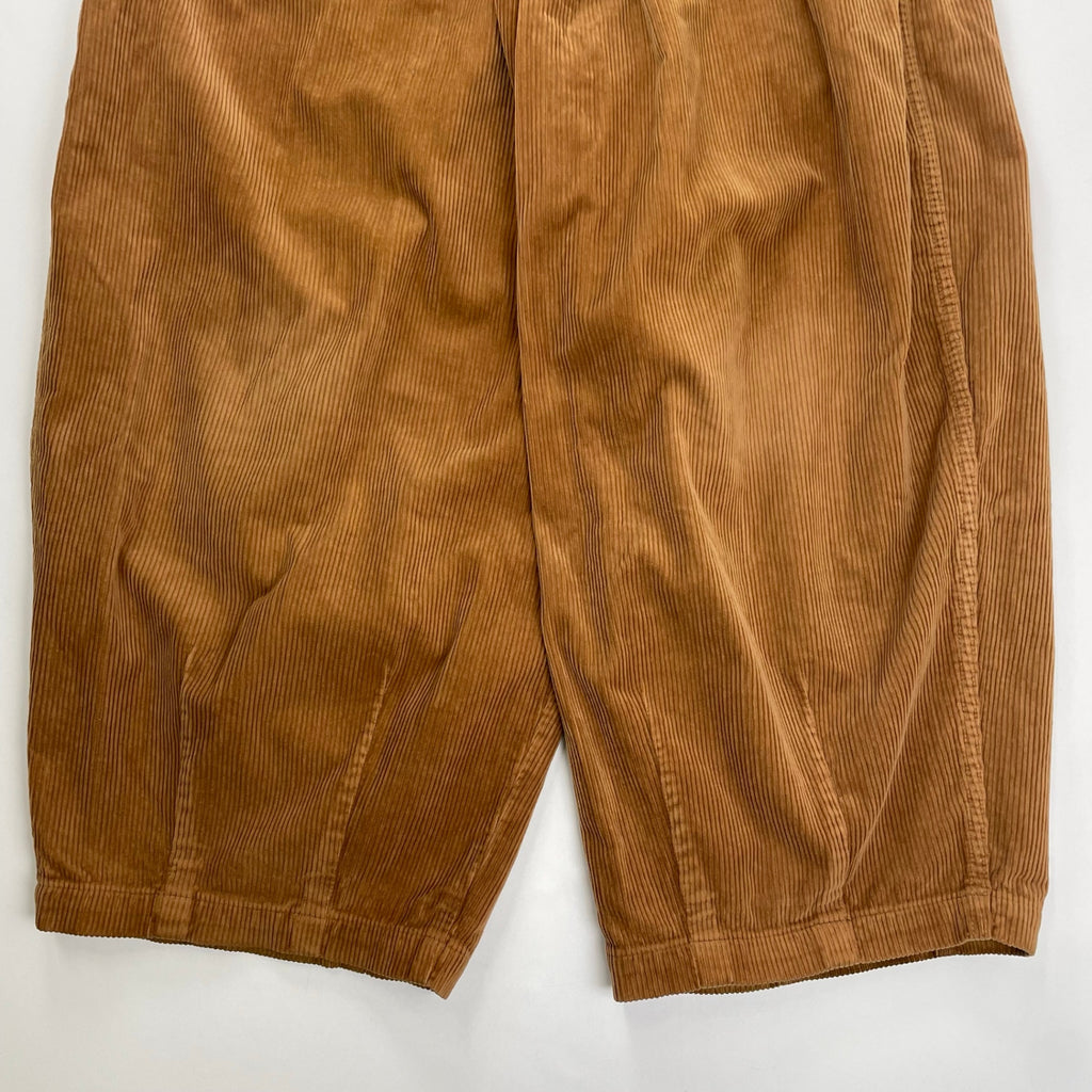 HARVESTY ハーベスティ / コーデュロイサーカスパンツ ブラウン 参考定価：17,800+tax SIZE:2